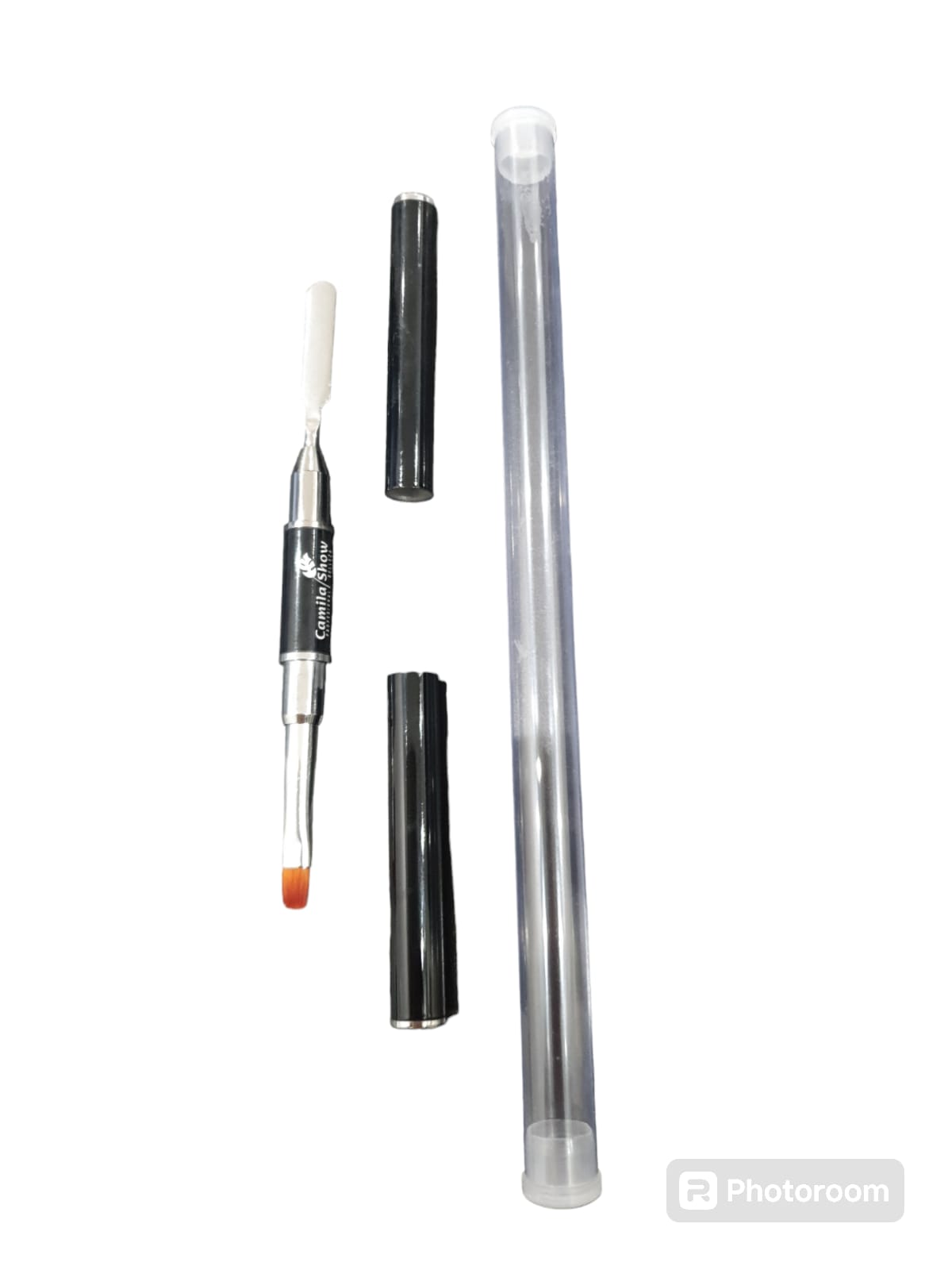 Pincel para polygel c/Espatula MV